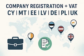 register your company and handle vat in cyprus malta estonia latvia ger pol uk