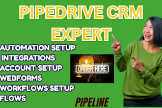 set up, integrate, automate, and provide expert consultation for pipedrive CRM
