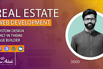 create a responsive and modern real estate website