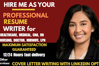 write a job winning medical, nursing, lpn, rn, and cna resume for healthcare job