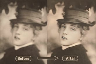 enhance, restore, sharpen and upscale low quality images