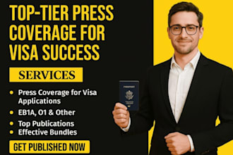 publish your article in a major news outlet for eb1 visa support