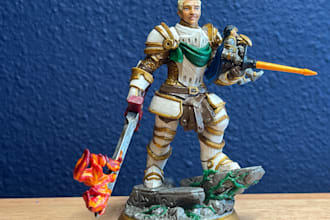 print and paint ttrpg miniatures