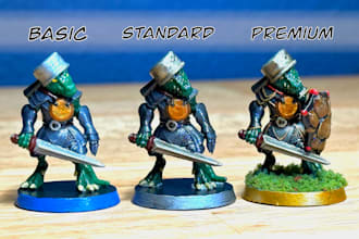 print and paint ttrpg figures and miniatures