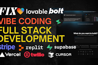 fix lovable ai replit fix bolt new vibe coded cusor ai fix bug deploy mvp