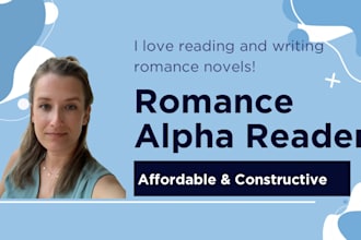 be your alpha reader