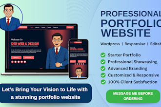 create a professional wordpress portfolio website to build your personal brand