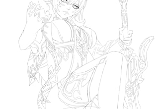 custom art anime, manga, or original character