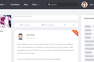 create social network website using buddyboss, buddypress and peepso