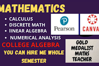 do mathematics statistics algebra calculus and excel analysis