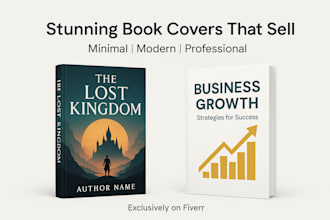 design a stunning high converting book cover ebook paperback KDP