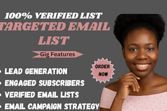 generate active and verified email list email marketing campaign