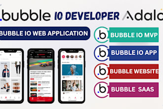 develop bubble io no code web app adalo app bubble app bubble mvp bubble saas