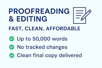 proofread and edit your book for grammar and flow