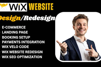 build custom wix velo wix velo code wix studio wix website redesign wix database
