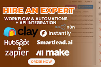 setup clay com workflow apollo io sequence hubspot automation enrichment webhook