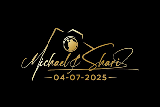 design photography signature and watermark logo