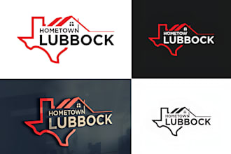 do luxury real estate, realtor, construction, property and mortgage logo design