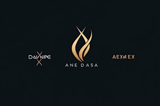 design luxury fashion minimalist clothing brand logo