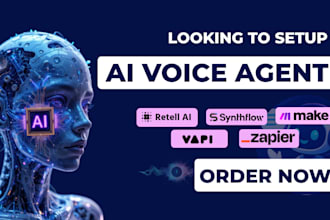 setup ai voice agent calling agent voicebot vapi ai retell sythflow elevenlabs