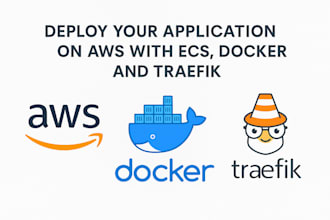 desplegaré tu aplicación en AWS con ecs, docker y traefik