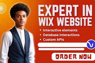 fix and manage wix websites with wix velo, bugs fix, wix database, wix API