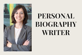 write your personal biography in spanish