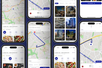 develop gps location app, geolocation app, map navigation app, gps tracker app