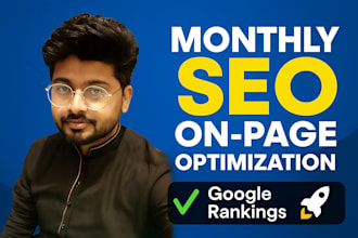 optimize your website with monthly onpage SEO service for higher google ranking