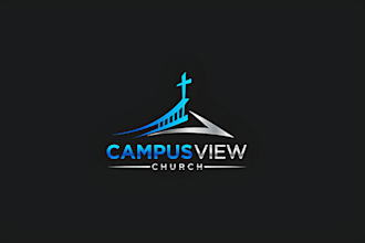 do modern christian, religious or ministry unique minimalist church logo design