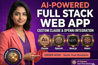 build a custom ai web app with claude or openai