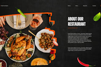 design restaurant menu, food menu price list bar cafe menu flyer digital TV menu