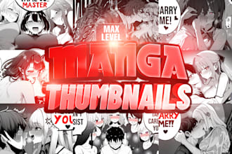 create clickbait ai manga recap thumbnails for you