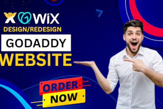 godaddy website design, godaddy redesign, update godaddy, website development