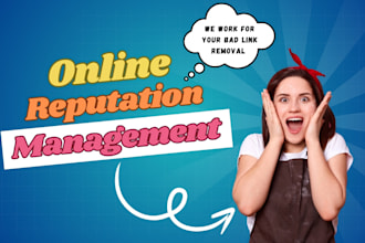 do online reputation management services to remove negative links