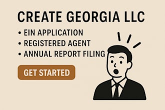create georgia llc with ein application registered agent annual report filling