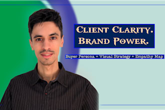 create your buyer persona, empathy map and brand strategy
