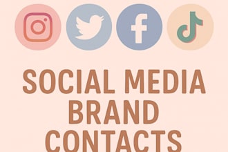 provide a list of brand contacts for brand deals