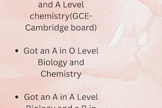 teach grade 9 and 10 biology and chemistry as a future med student