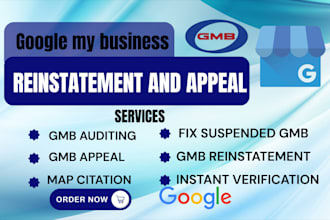recover, reinstate google business profile suspension fix unsuspend gmb appeal