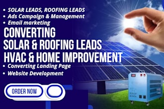 solar leads roofing leads hvac leads home improvement leads business leads