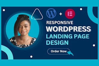 build wordpress elementor landing page design squeeze page