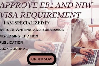 write article and increase your citations on google scholar with eb1 eb2  visa
