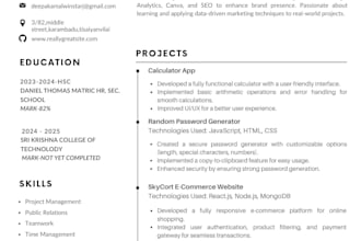 design a professional and modern resume using canva