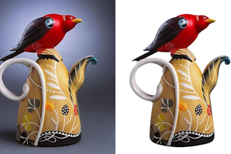 remove background using the photoshop pen tool manually