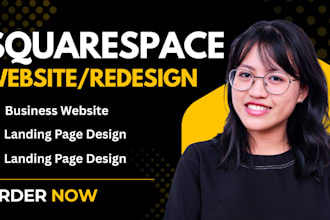 build squarespace website design squarespace redesign squarespace landing page