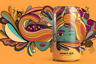 design bottle labels for wine, beer, oil, droppers, and product packaging