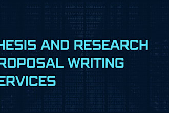 formulate thesis, proposals and research paper