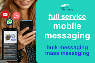 take care of your mass bulk messaging or mass messaging