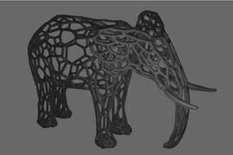 repair, edit custom 3d lattice model, stl file, engineering drawing